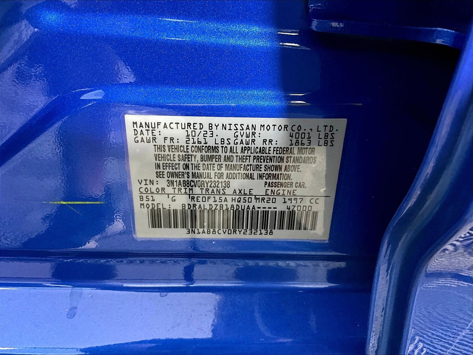 Certified 2024 Nissan Sentra SV w/ All-Weather Package FWD image 19