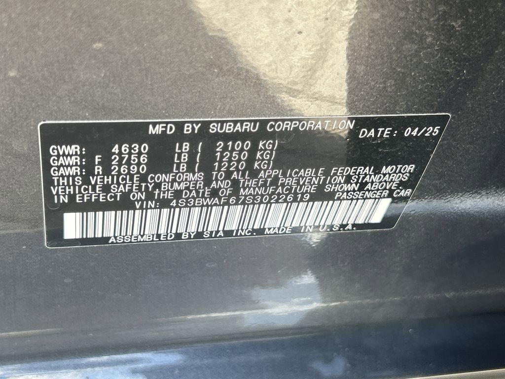 Certified 2025 Subaru Legacy Premium w/ Popular Package #1A image 31