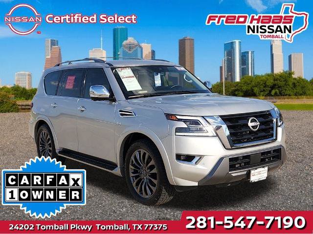 Certified 2022 Nissan Armada Platinum w/ Cargo Package image 1