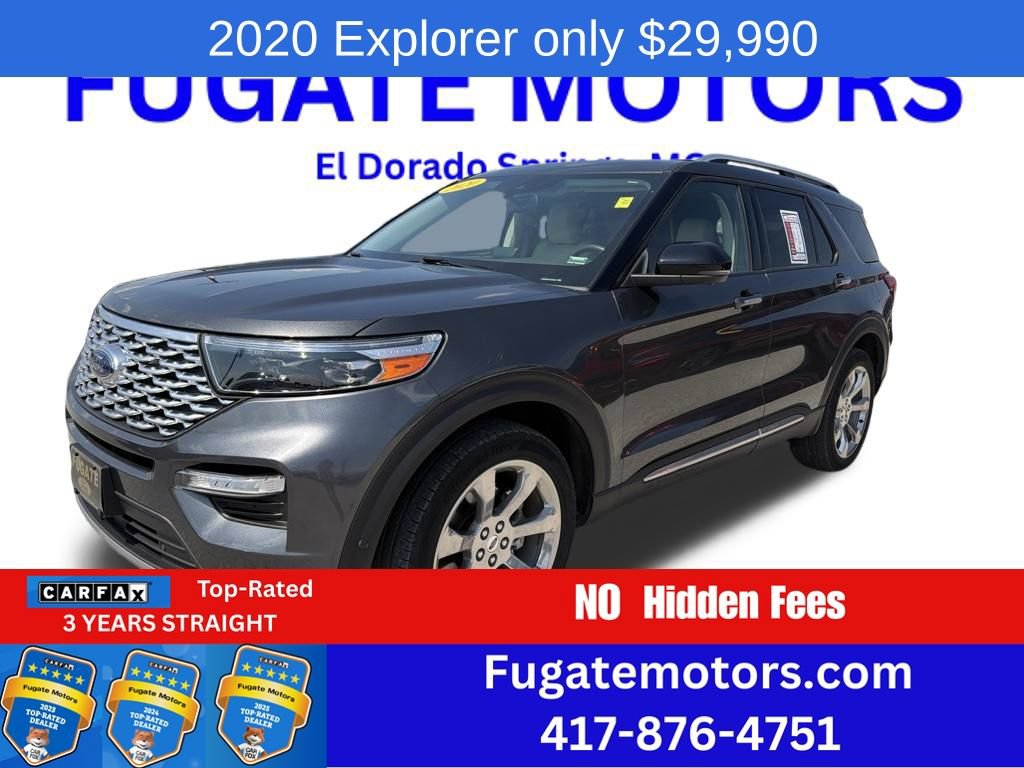 Used 2020 Ford Explorer Platinum w/ Premium Technology Package AWD/4WD 360° Tour