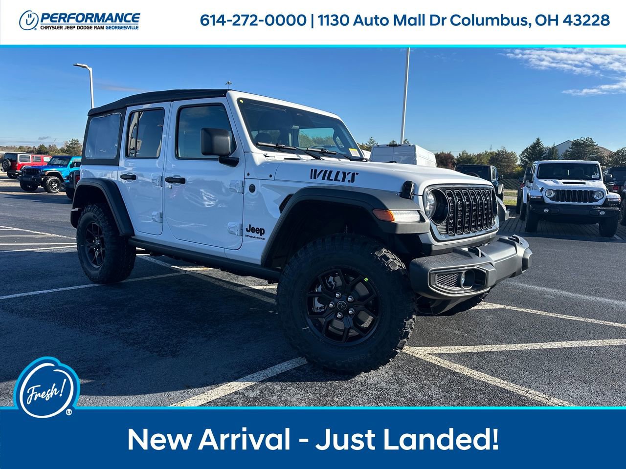 New 2026 Jeep Wrangler Willys