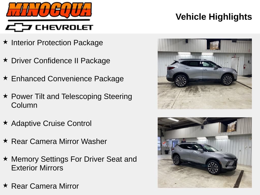 Used 2025 Chevrolet Blazer RS w/ Driver Confidence II Package AWD/4WD image 2