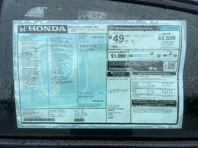 New 2026 Honda Civic Sport Touring image 30