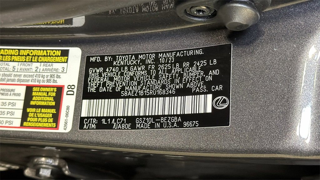 Used 2024 Lexus ES 350 Luxury w/ Technology Package image 32