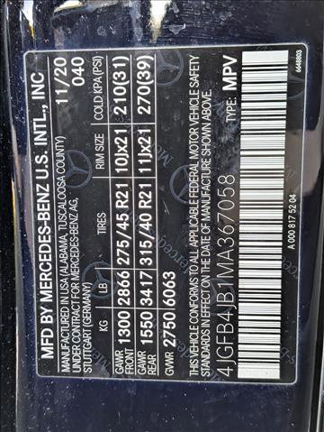 Certified 2021 Mercedes-Benz GLE 350 image 24