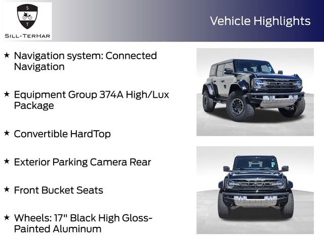 Certified 2024 Ford Bronco Raptor w/ Interior Carbon Fiber Pack 6 AWD/4WD image 4
