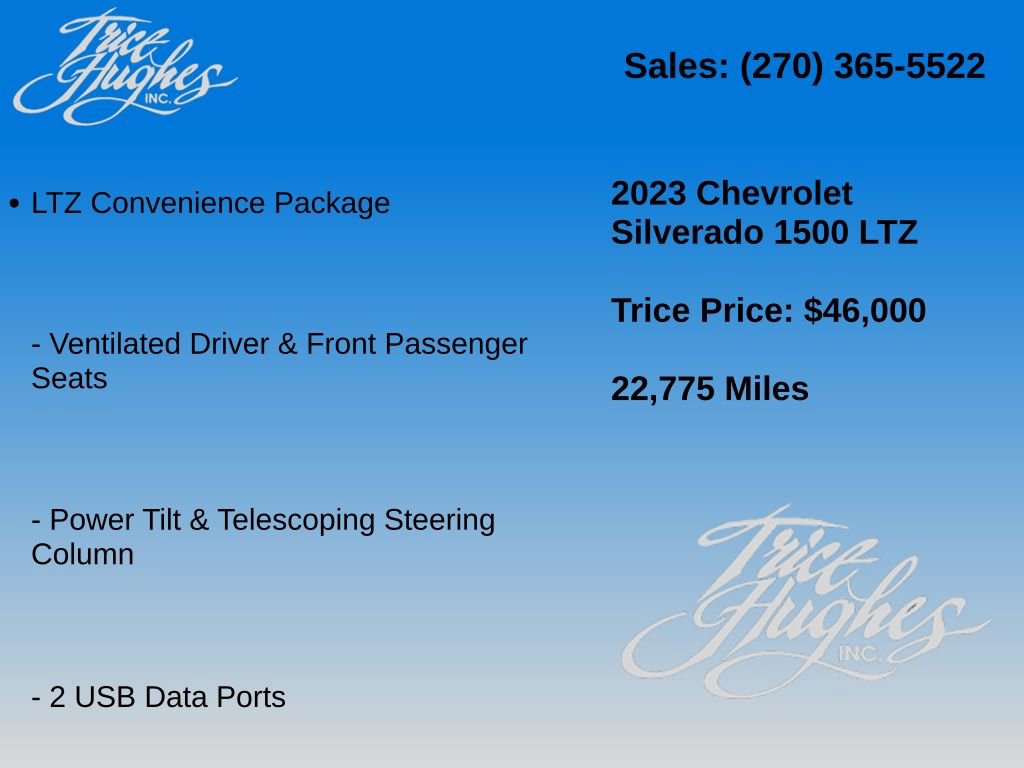 Used 2023 Chevrolet Silverado 1500 LTZ w/ LTZ Premium Package image 5