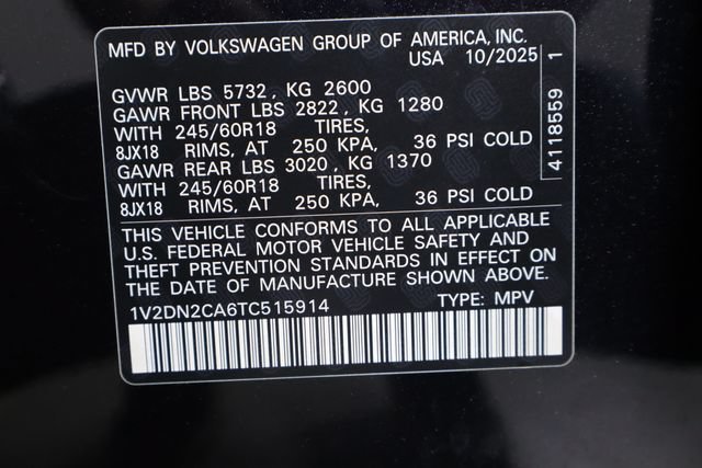 Used 2026 Volkswagen Atlas SE FWD image 31