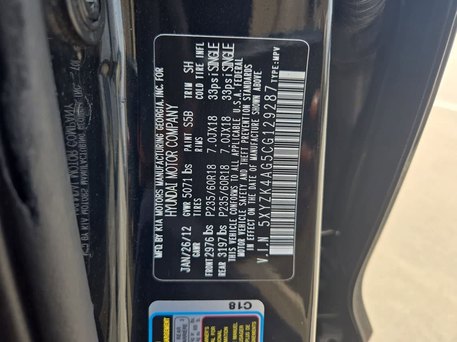 Used 2012 Hyundai Santa Fe Limited FWD image 34