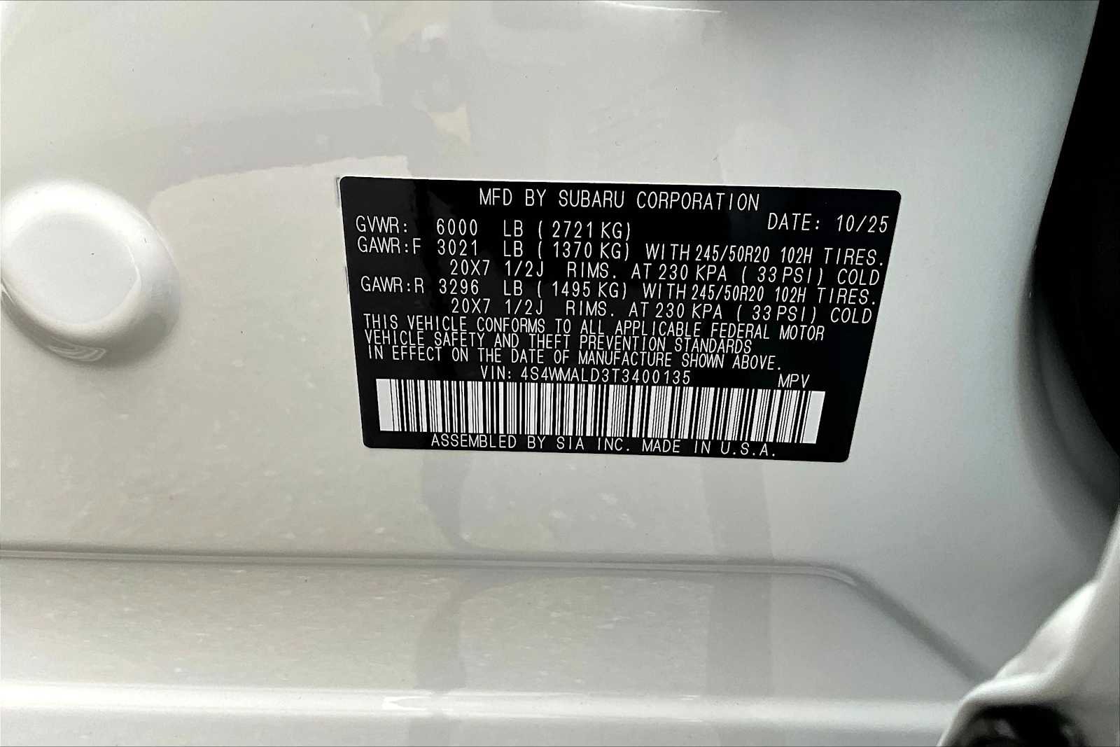 New 2026 Subaru Ascent Bronze Edition image 18