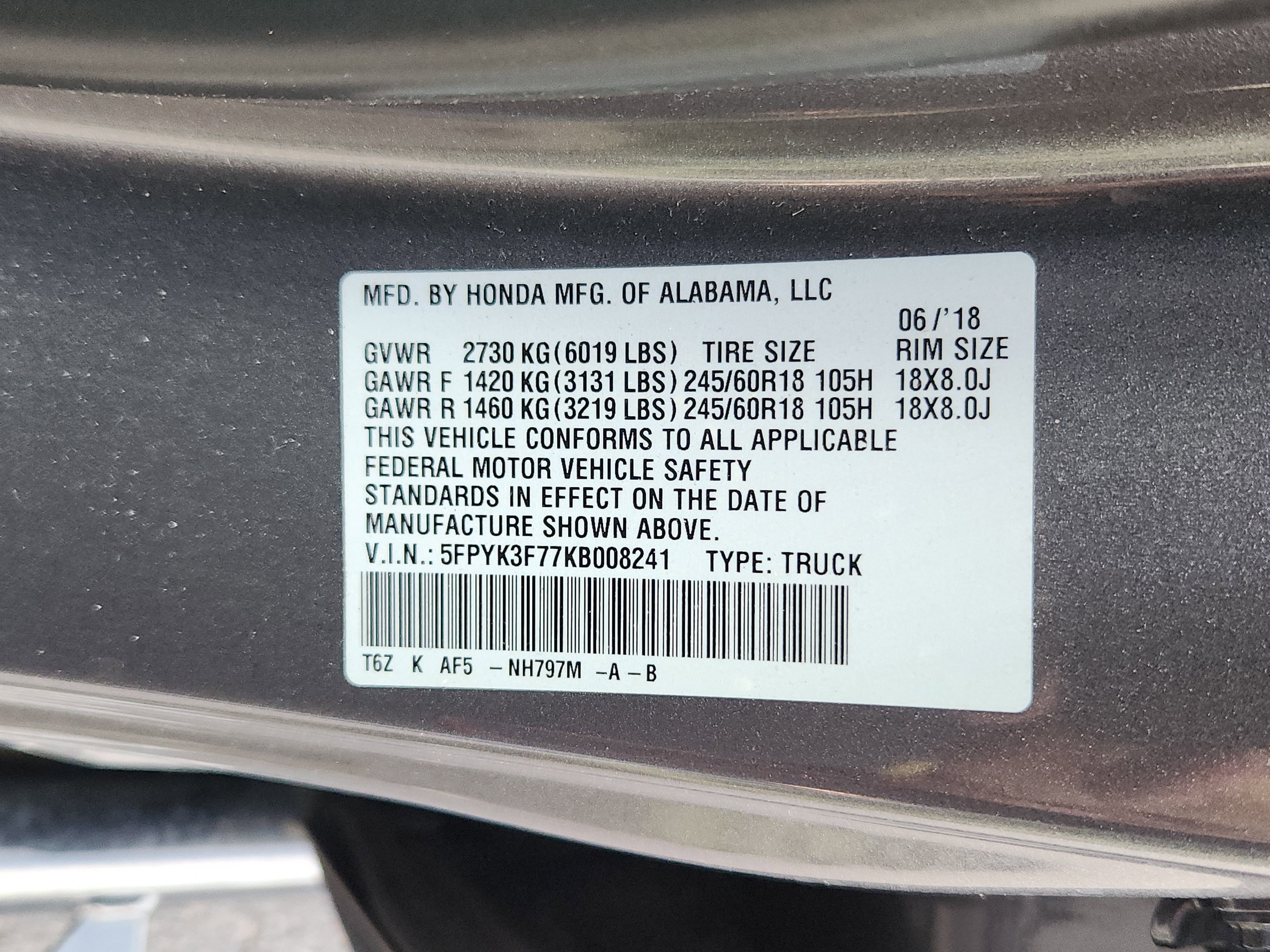 Used 2019 Honda Ridgeline RTL-E image 23