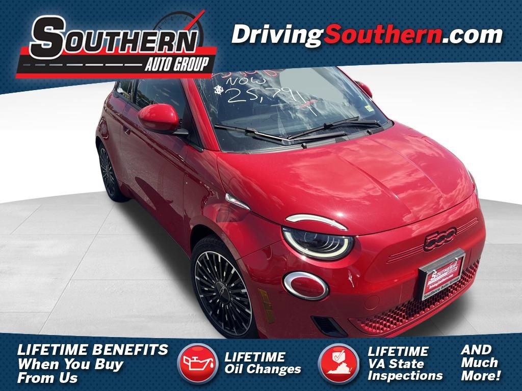 New 2024 FIAT 500 e (RED)