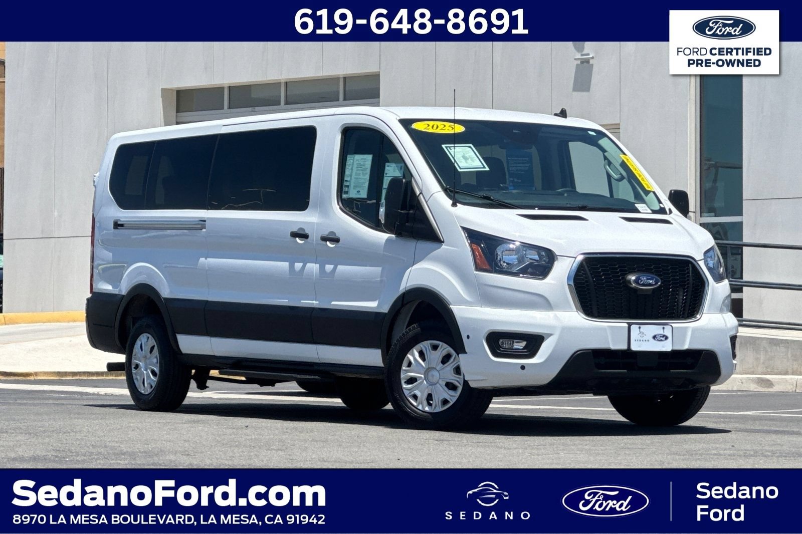 Certified 2025 Ford Transit 350 XLT RWD image 1