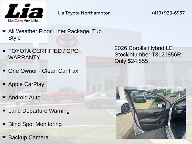 Certified 2026 Toyota Corolla LE FWD image 7