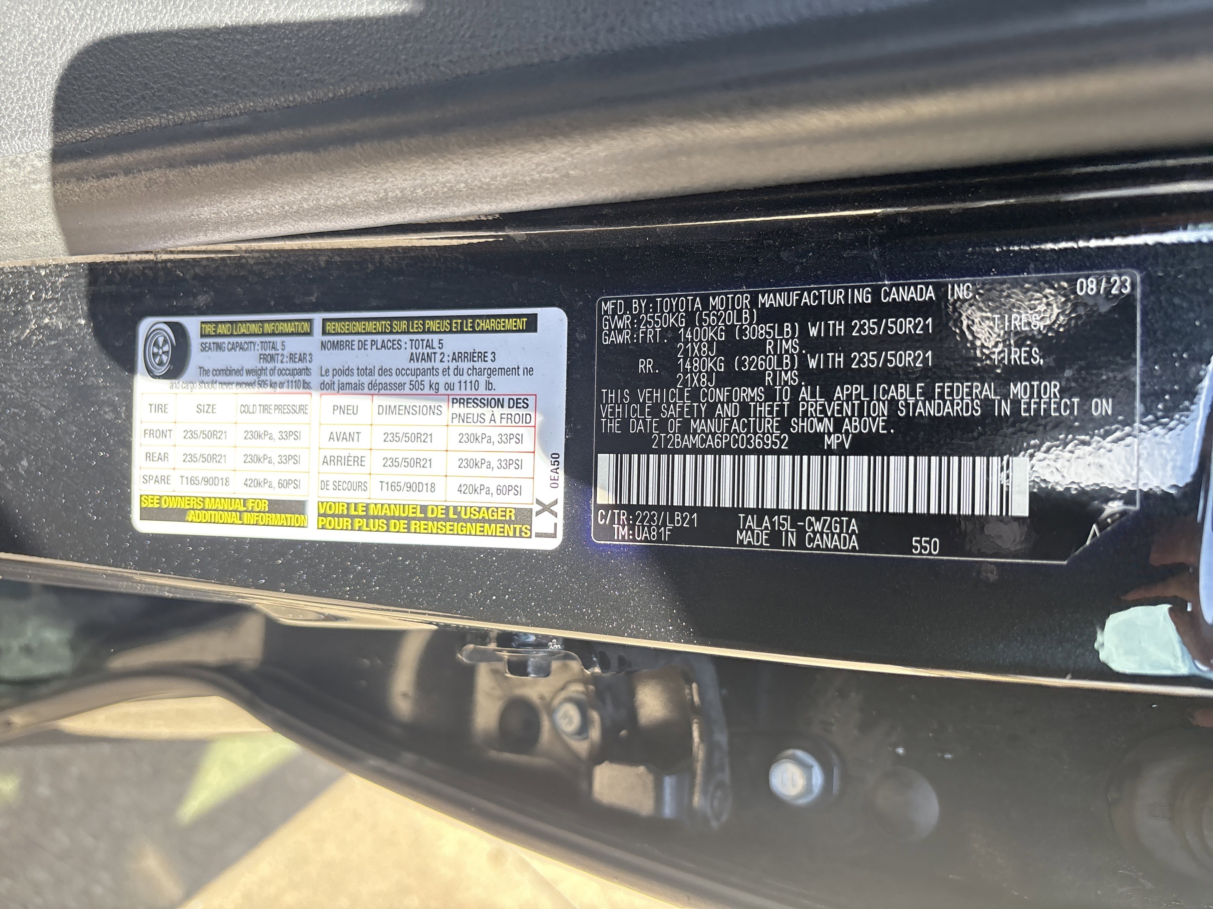 Used 2023 Lexus RX 350 Premium Plus w/ Cold Area Package AWD/4WD image 35