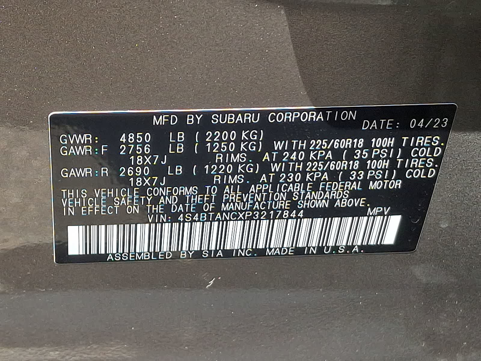 Used 2023 Subaru Outback Limited AWD/4WD image 30