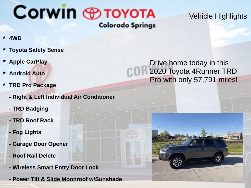 Used 2020 Toyota 4Runner TRD Pro AWD/4WD image 7