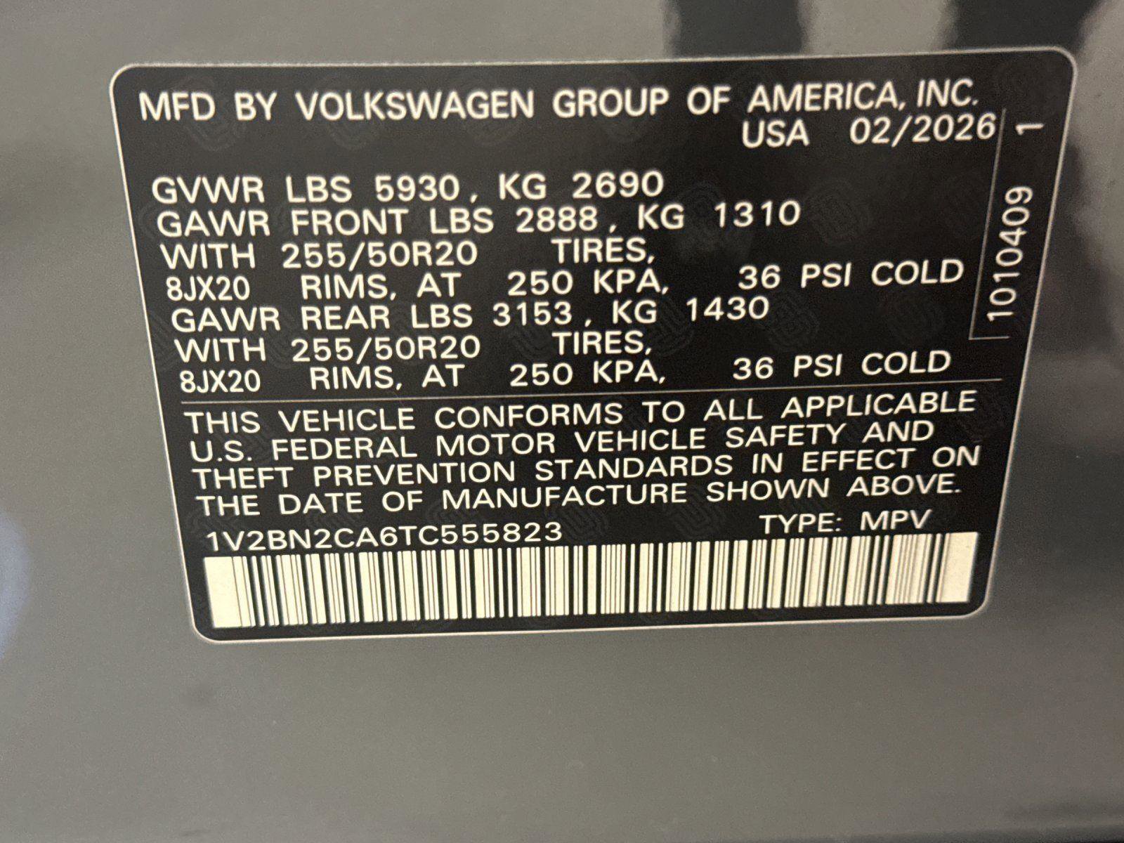 New 2026 Volkswagen Atlas SEL image 28