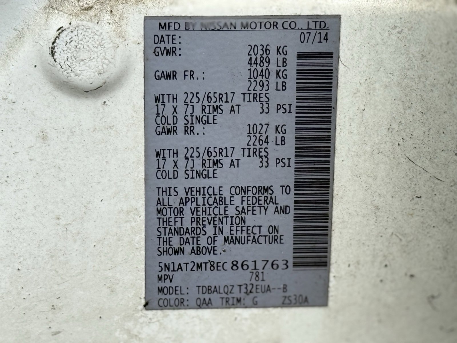 Used 2014 Nissan Rogue SV image 24