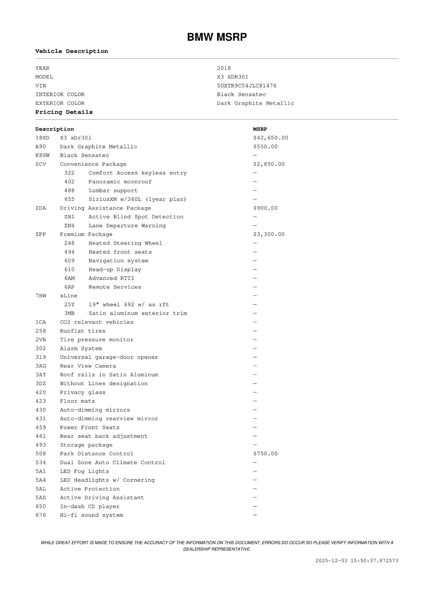 Used 2018 BMW X3 xDrive30i image 11