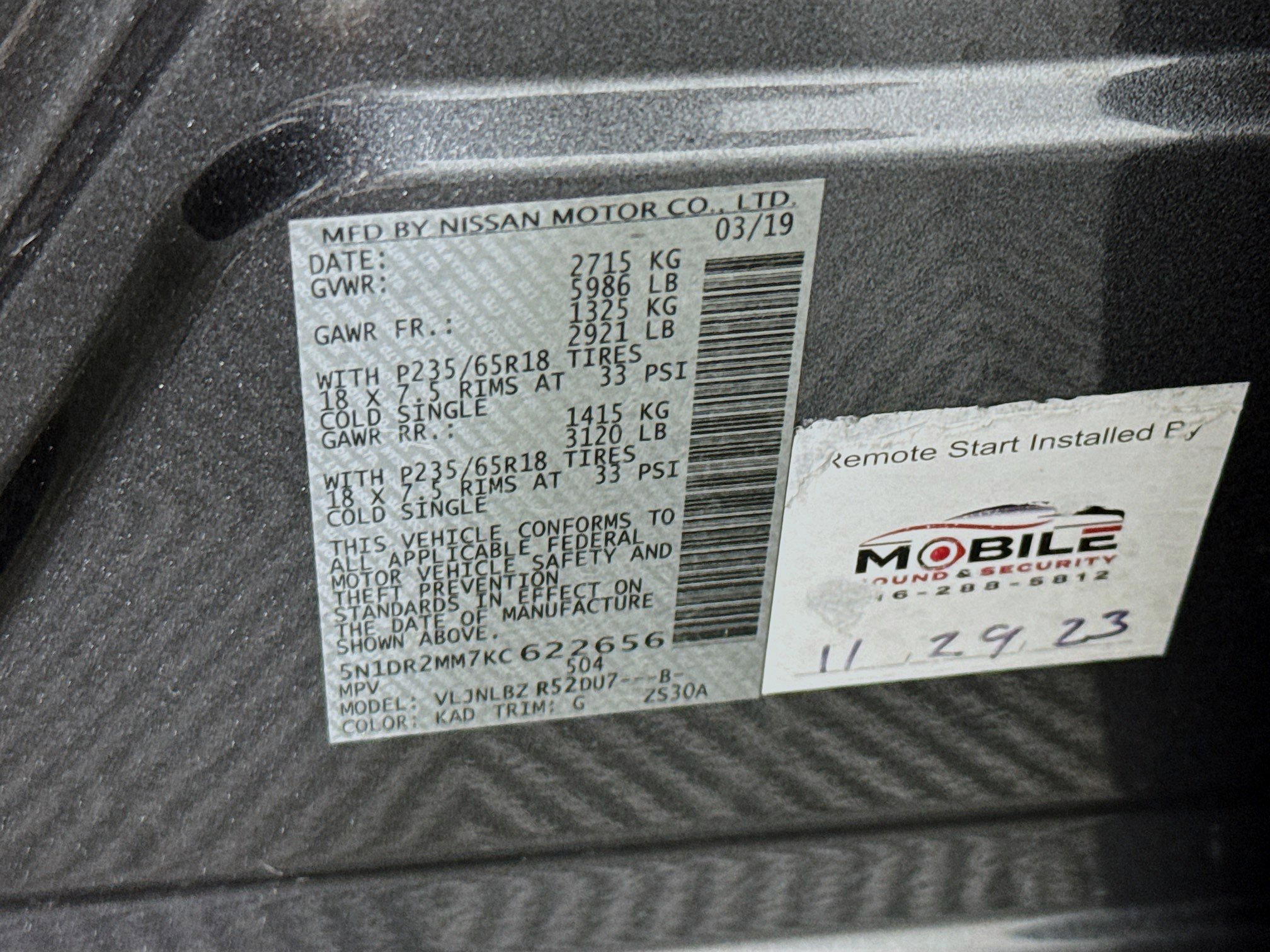 Used 2019 Nissan Pathfinder S AWD/4WD image 39