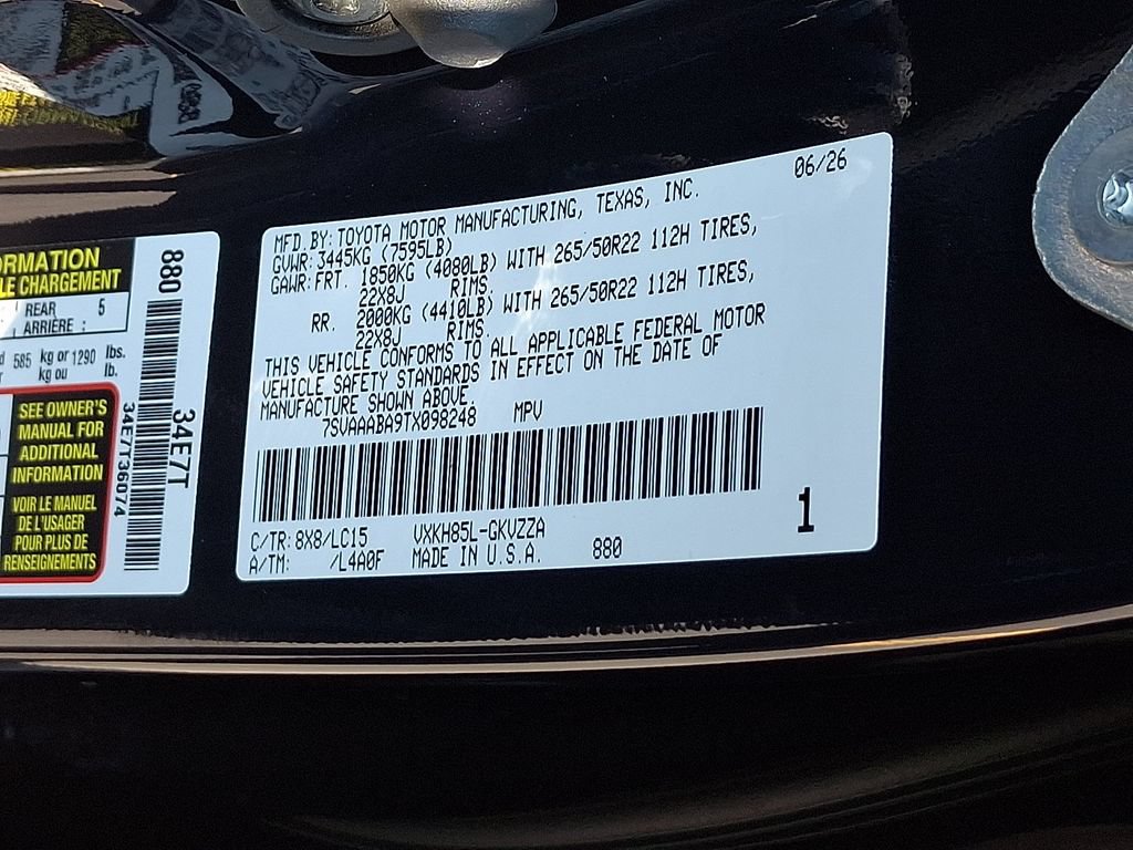 New 2026 Toyota Sequoia Capstone AWD/4WD image 15