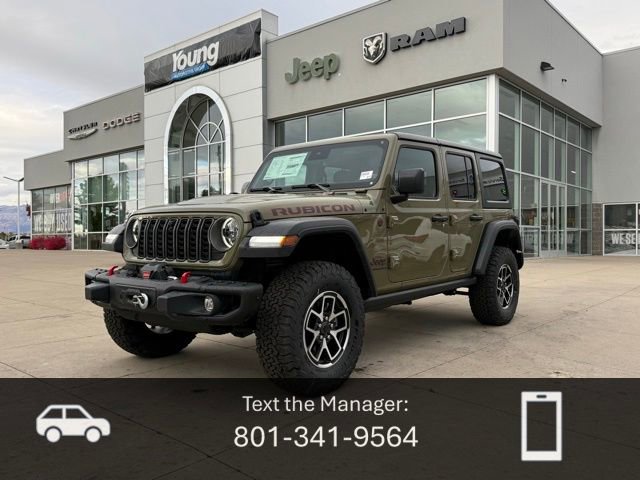 New 2025 Jeep Wrangler Unlimited Rubicon w/ Steel Bumper Group