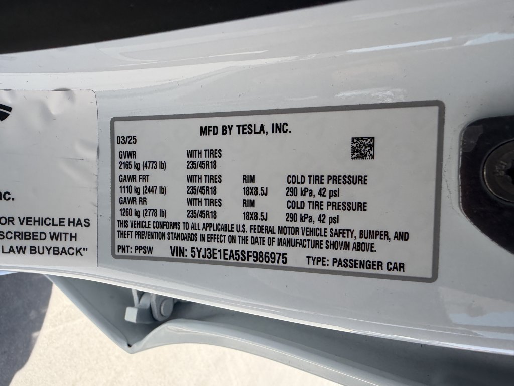 Used 2025 Tesla Model 3 Long Range RWD image 50
