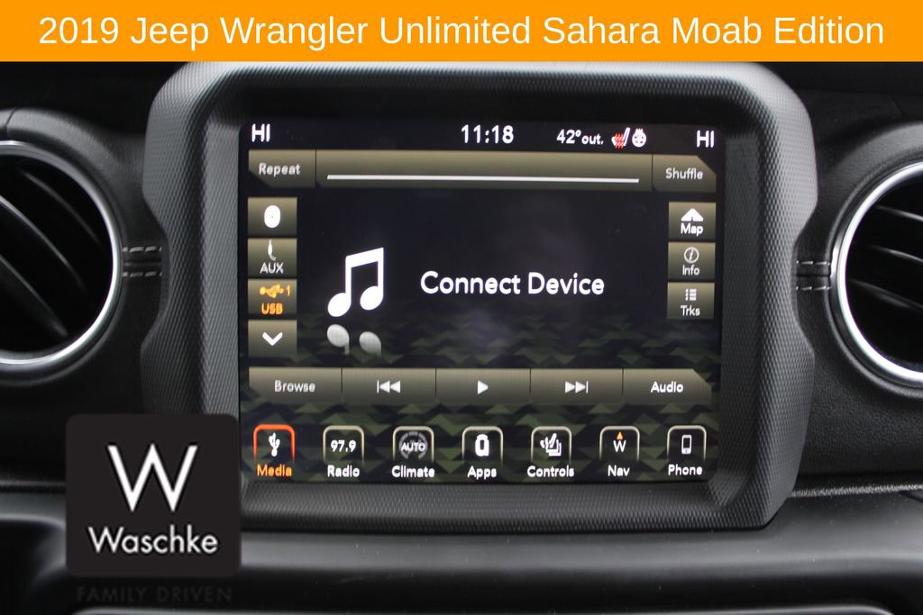 Used 2019 Jeep Wrangler Unlimited Sahara w/ Quick Order Package 24M Moab image 43