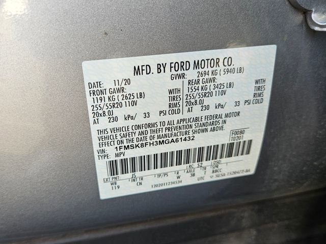 Used 2021 Ford Explorer Limited w/ Equipment Group 301A image 16