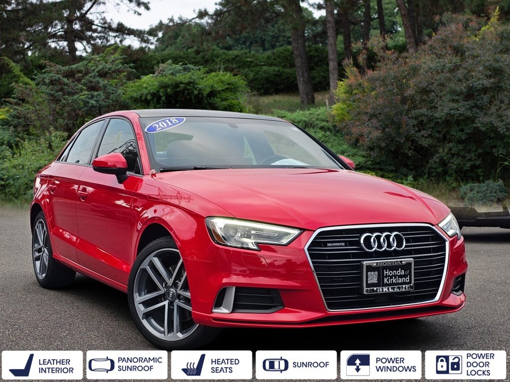 Used 2018 Audi A3 2.0T Premium w/ Convenience Package AWD/4WD image 1
