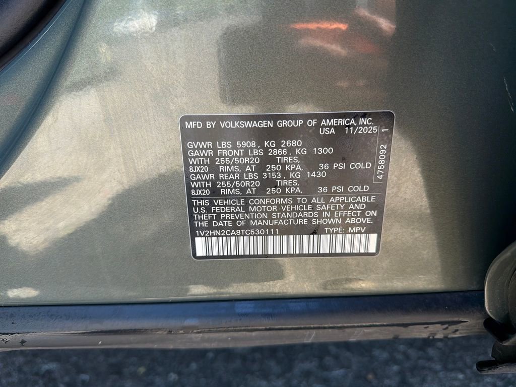 Used 2026 Volkswagen Atlas SE AWD/4WD image 29