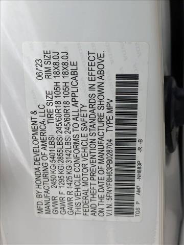 Certified 2023 Honda Passport TrailSport image 26