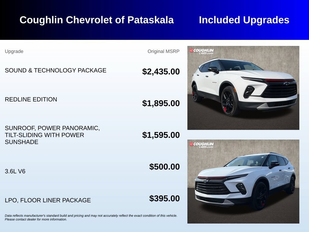 Used 2025 Chevrolet Blazer LT w/ Sound & Technology Package AWD/4WD image 3