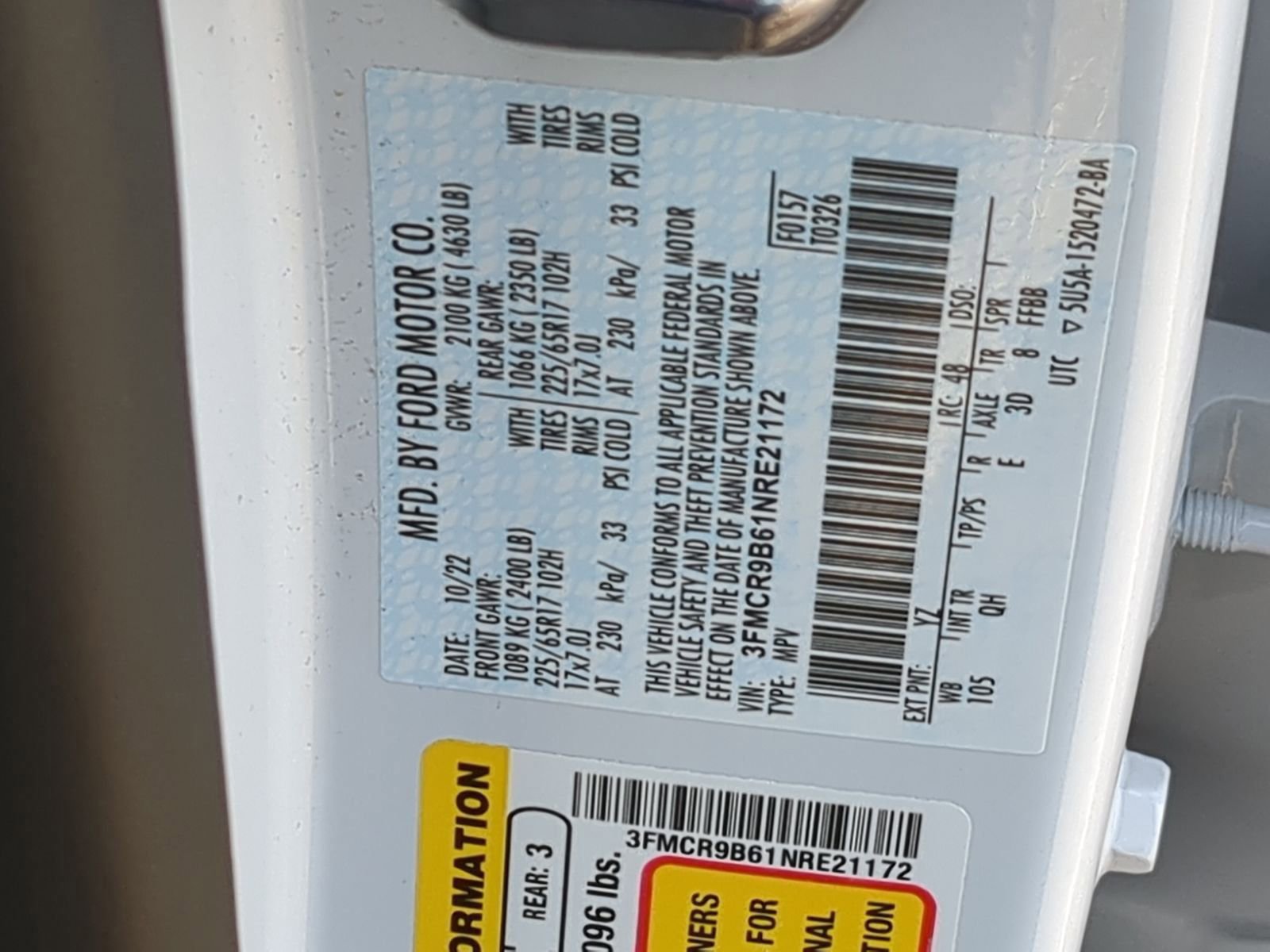 Used 2022 Ford Bronco Sport Big Bend w/ Convenience Package image 38