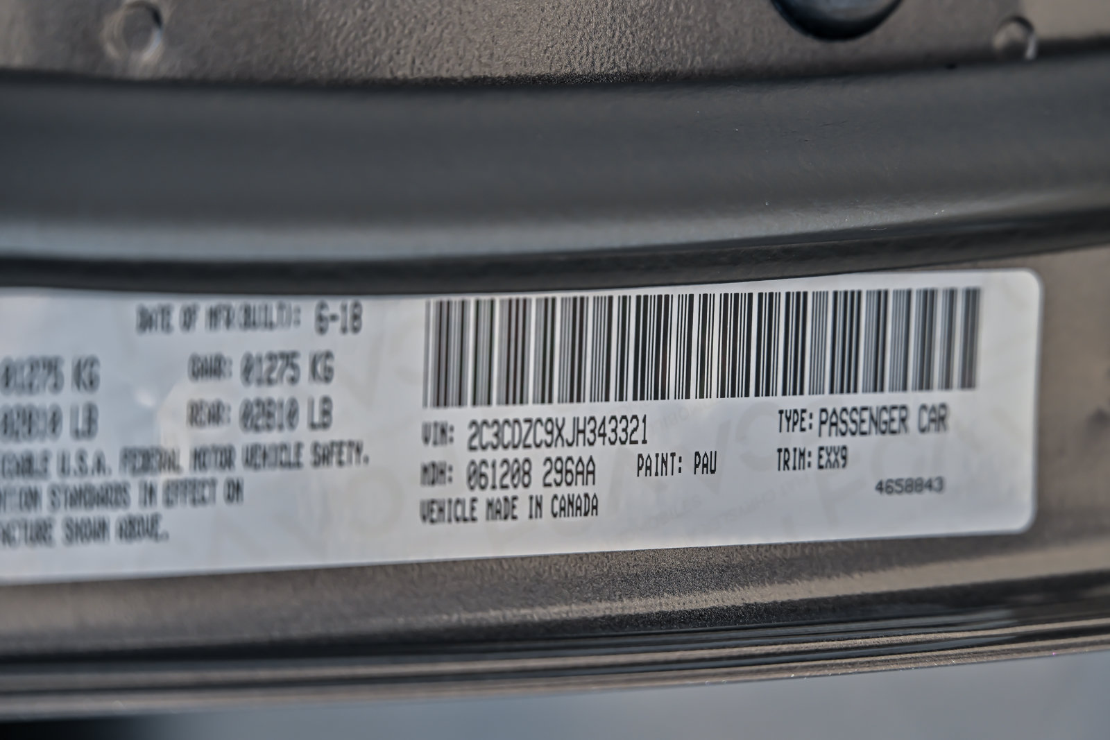 Used 2018 Dodge Challenger SRT Hellcat RWD image 40