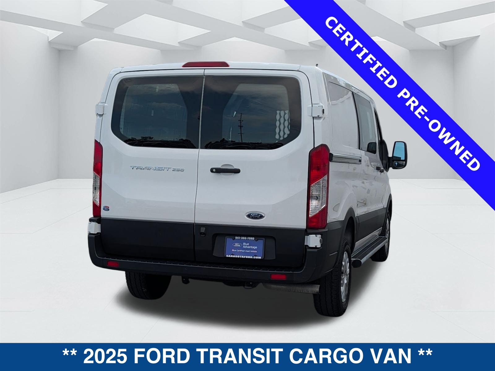Certified 2025 Ford Transit 250 Low Roof w/ Exterior Upgrade Package RWD image 4