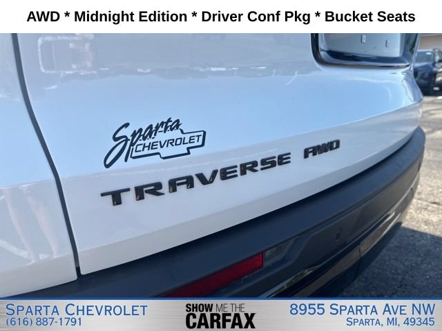 Used 2025 Chevrolet Traverse LT w/ Midnight/Sport Edition AWD/4WD image 34