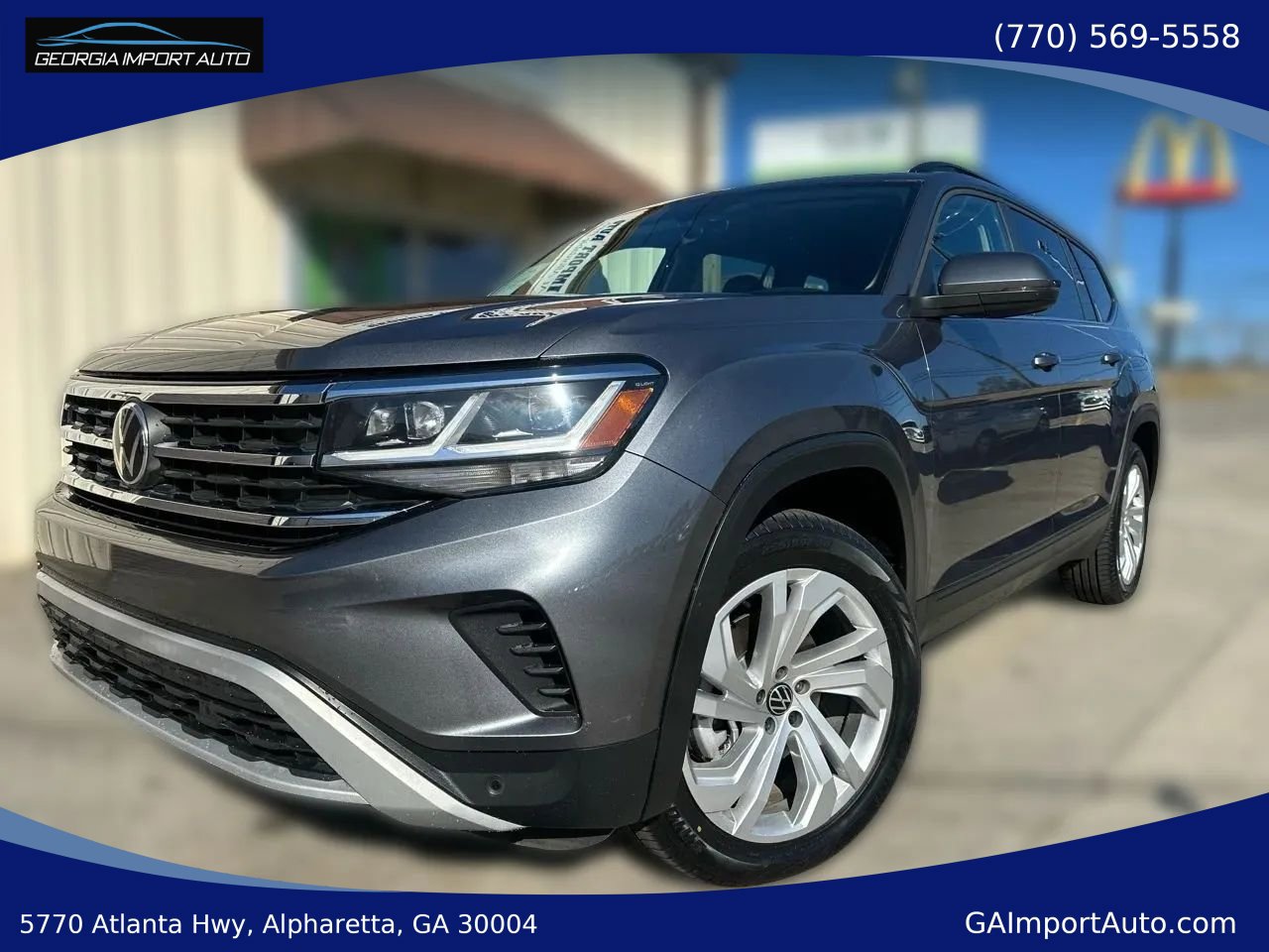 Used 2021 Volkswagen Atlas SE FWD image 1