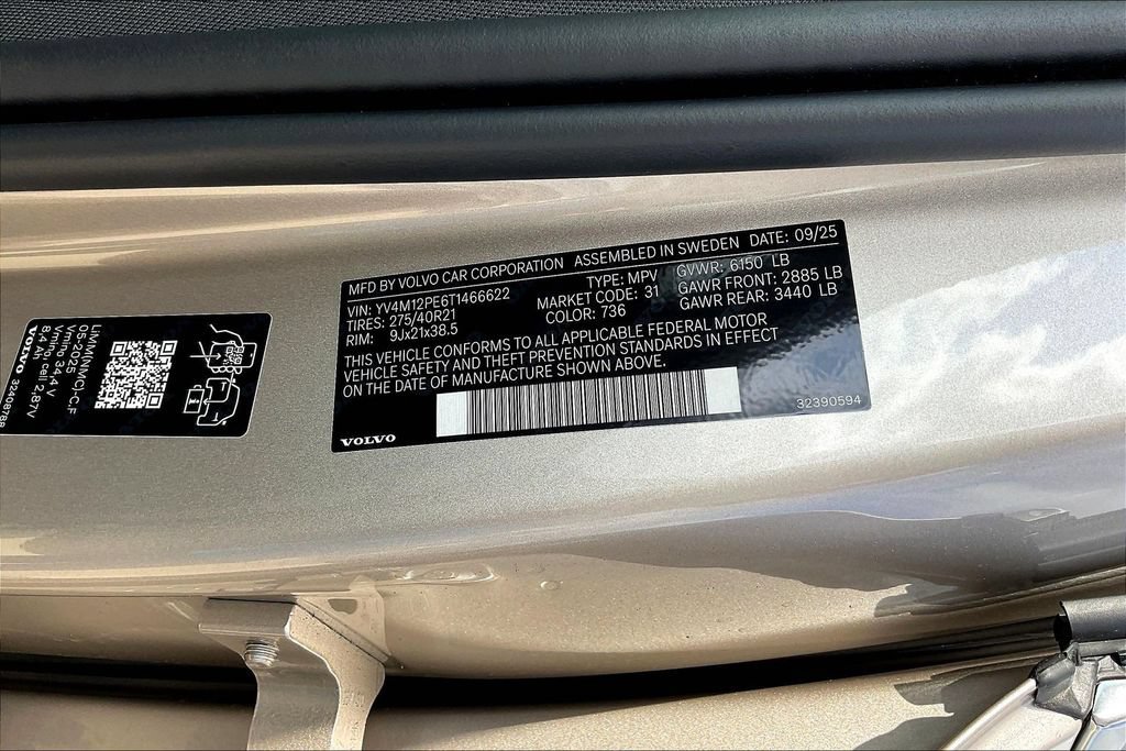 New 2026 Volvo XC90 B5 Plus w/ Protection Package Premier AWD/4WD image 27