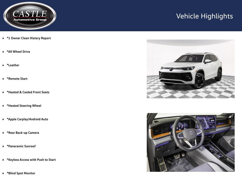 Used 2025 Volkswagen Tiguan SEL R-Line AWD/4WD image 3
