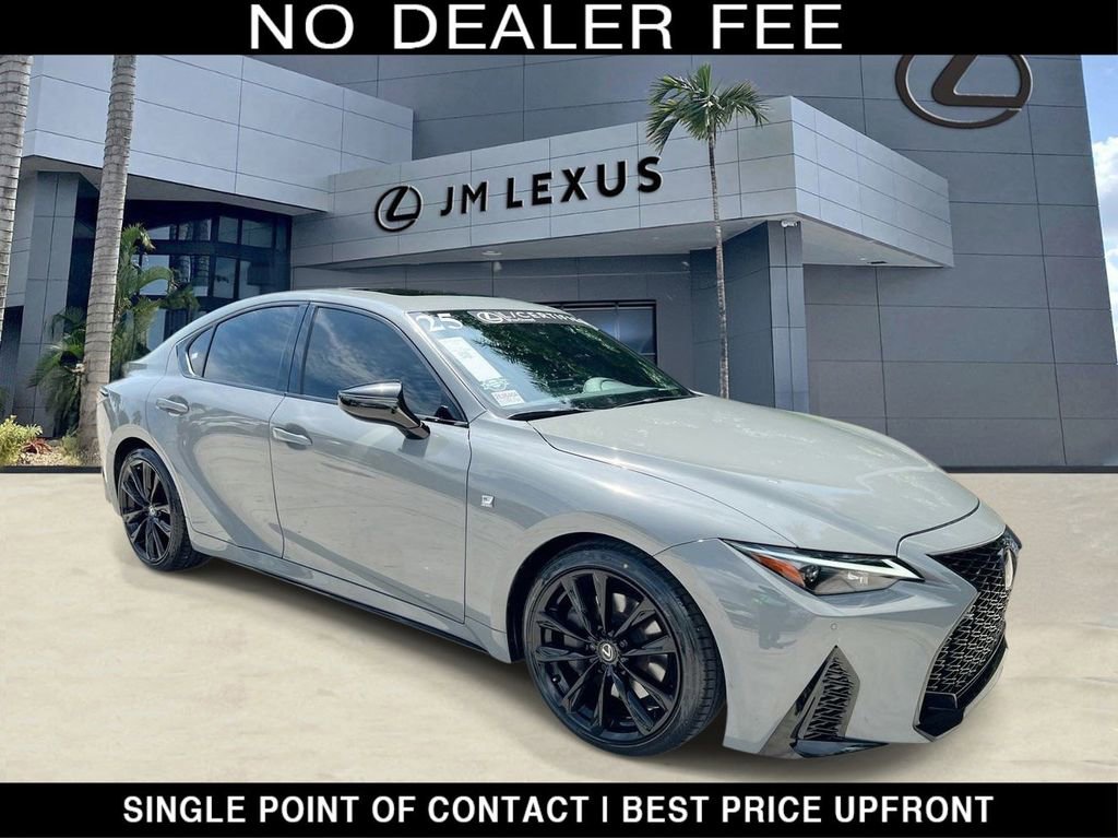 Certified 2025 Lexus IS 350 F Sport w/ Accessory Package 2