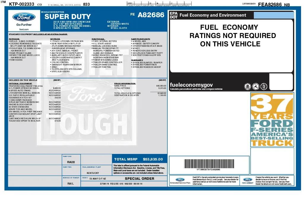 Used 2015 Ford F350 XLT AWD/4WD image 25