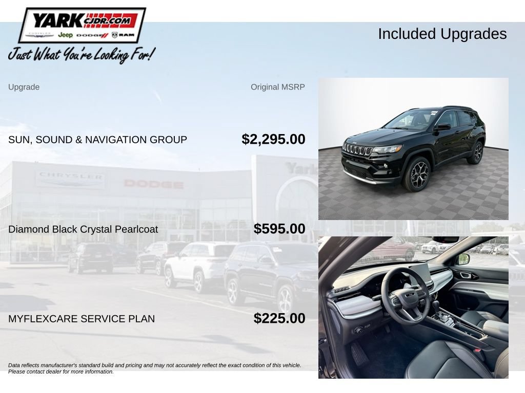 New 2026 Jeep Compass Limited w/ Sun, Sound & Navigation Group AWD/4WD image 3