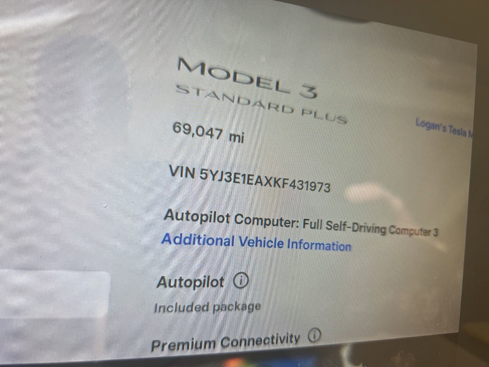 Used 2019 Tesla Model 3 Long Range image 4