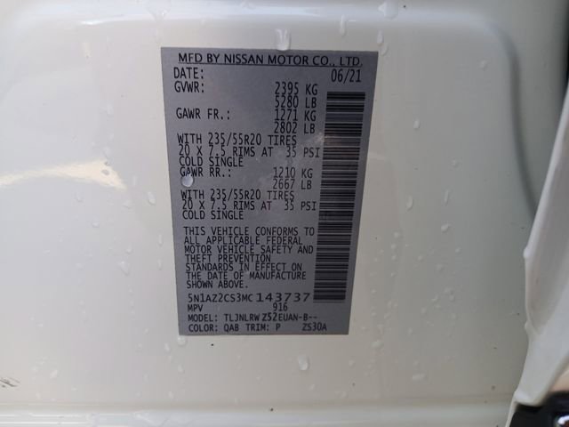 Used 2021 Nissan Murano SL w/ SL Moonroof Package image 34