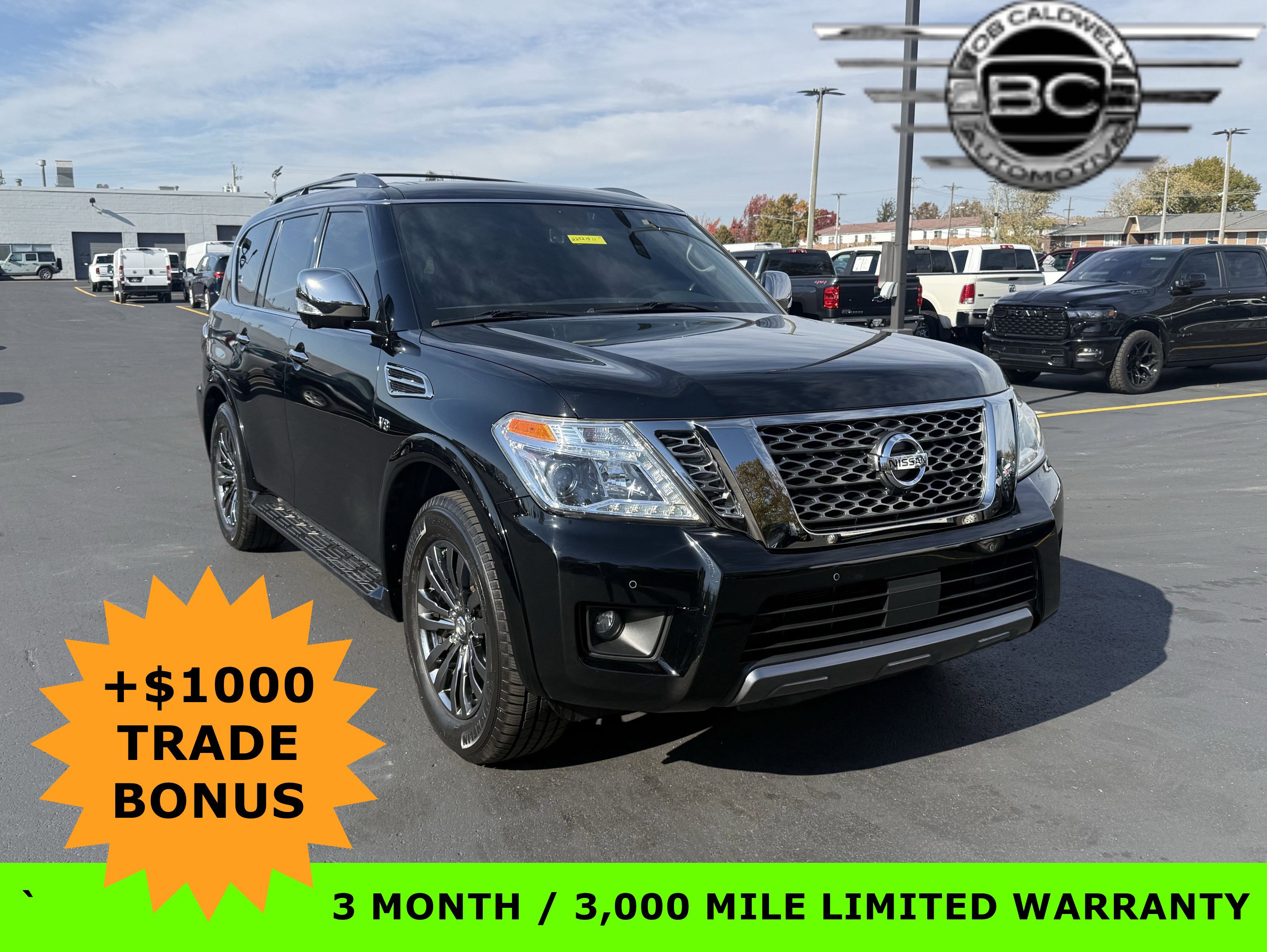Used 2019 Nissan Armada Platinum w/ Captain's Chairs Package
