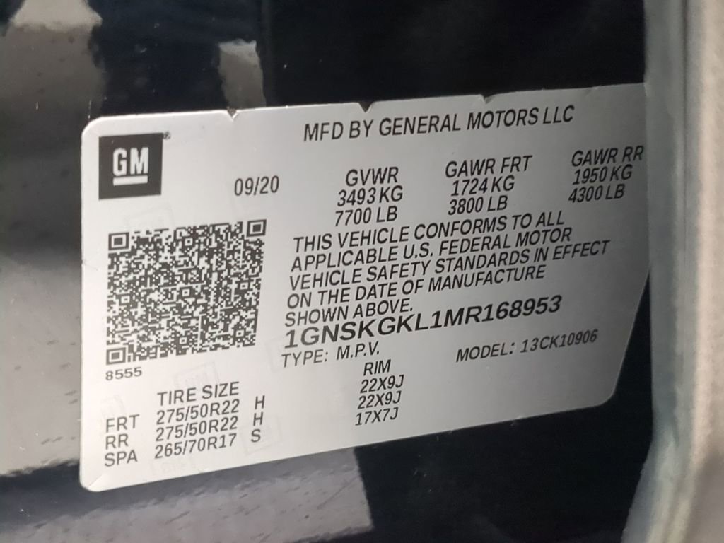 Used 2021 Chevrolet Suburban High Country w/ Premium Package image 52