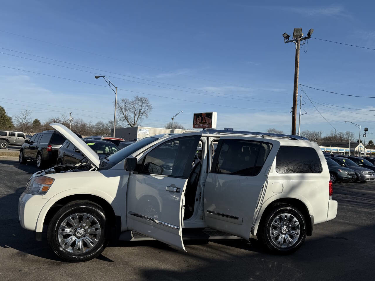 Used 2015 Nissan Armada Platinum w/ 2nd Row Captain Seat Package AWD/4WD image 25