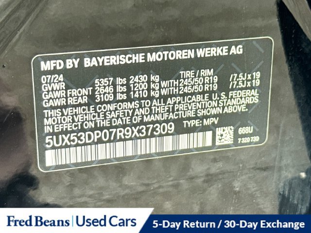 Used 2024 BMW X3 xDrive30i w/ Convenience Package AWD/4WD image 39